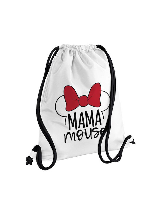 Koupakoupa Mama Mouse Gym Backpack White