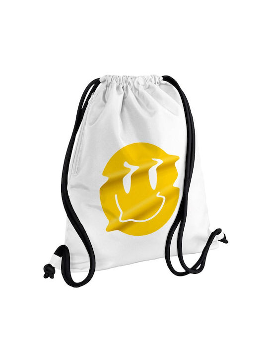 Koupakoupa Smile Avatar Distrorted Gym Backpack White