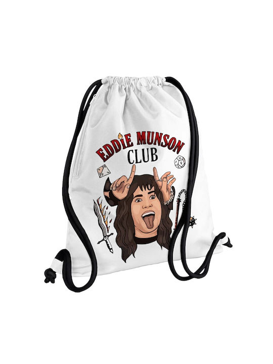 Koupakoupa Eddie Munson Gym Backpack White