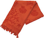 Noidinotte Beach Towel with Fringes Orange 170x90cm NOIDINOTTE--VAR5
