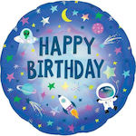 Balloon Foil Birthday-Celebration Round Multicolour 45cm
