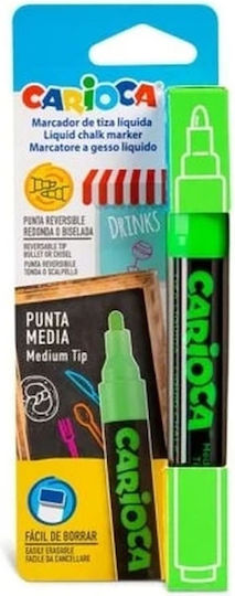 Carioca Marker Verde Vopsea specială pentru crafturi Creion lichid pentru Sticlă