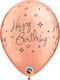 Set of 25 Balloons Latex Rose Gold Birthday-Celebration