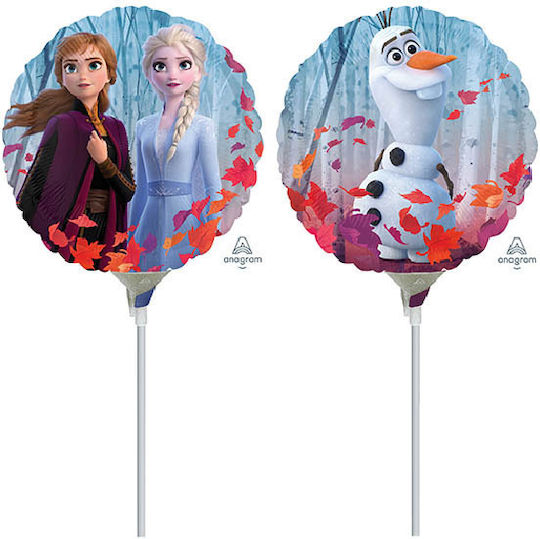 Luftballon Folie Rund Mehrfarbig 23cm (Μiverse Designs)
