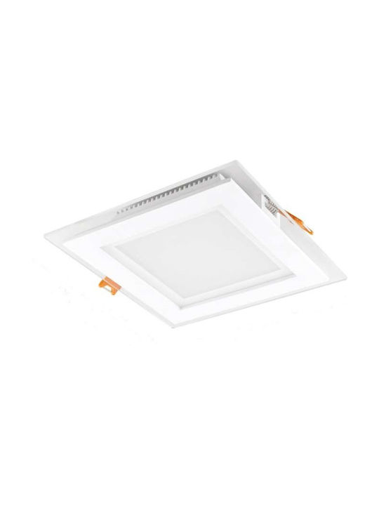 Power Led Σποτ Οροφής Εξωτερικού Χώρου με Ενσωματωμένο LED σε Λευκό Χρώμα 09745