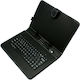 Micro USB Flip Cover With Keyboard In English US Black (Universal 8")