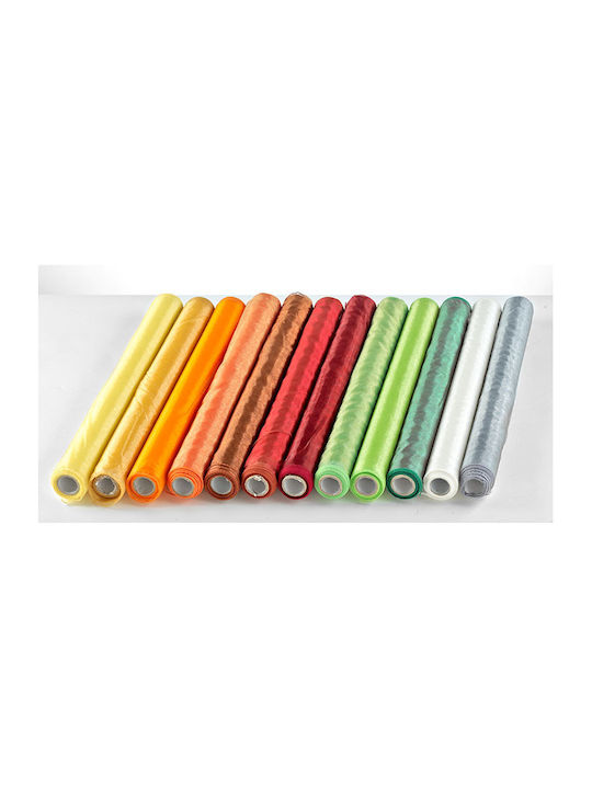 JK Home Decoration Shinny Ύφασμα Διακόσμησης 70x950εκ. Πράσινο