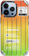 Rock Back Cover Silicon Multicolor (iPhone 14 Pro)