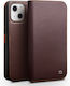 Qialino Book Leather Magnetic Brown (iPhone 13)