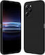 SiiPro Umschlag Rückseite Silikon 2mm Schwarz (Redmi Note 12 Pro 5G)