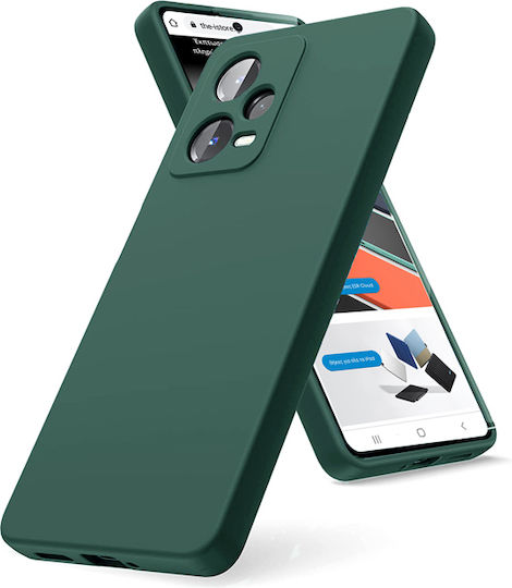 Orso Back Cover Σιλικόνης Πράσινο (Redmi Note 12 Pro 5G)