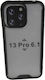 Tel Protect Umschlag Rückseite Schwarz (iPhone 13 Pro)
