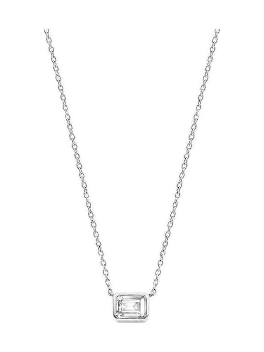 Ti Sento Charm aus Silber mit Zirkon