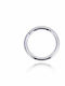 Septum Nose Piercing Earring From Steel 8 x 1.2mm Silver