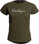 Pentagon T-shirt σε Χακί χρώμα