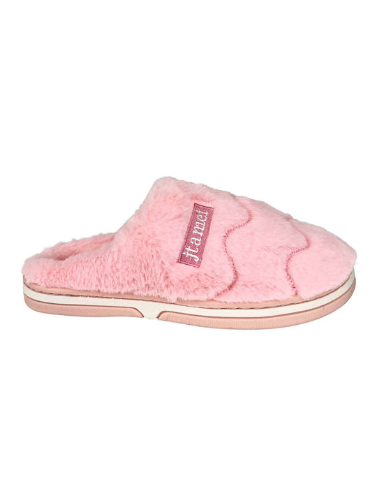 Ligglo Winter Women's Slippers with fur Light Pink