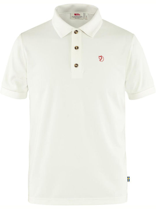 Fjallraven Men's Short Sleeve Blouse Polo White