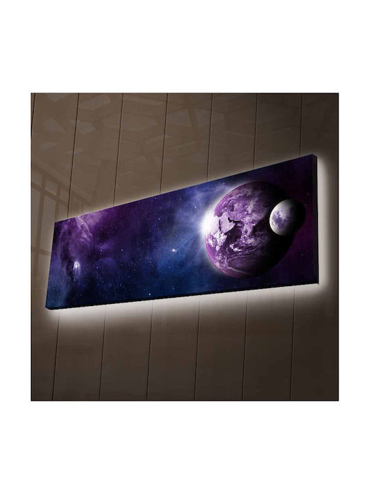 Tablou pe Pânză cu iluminare LED 90x90cm