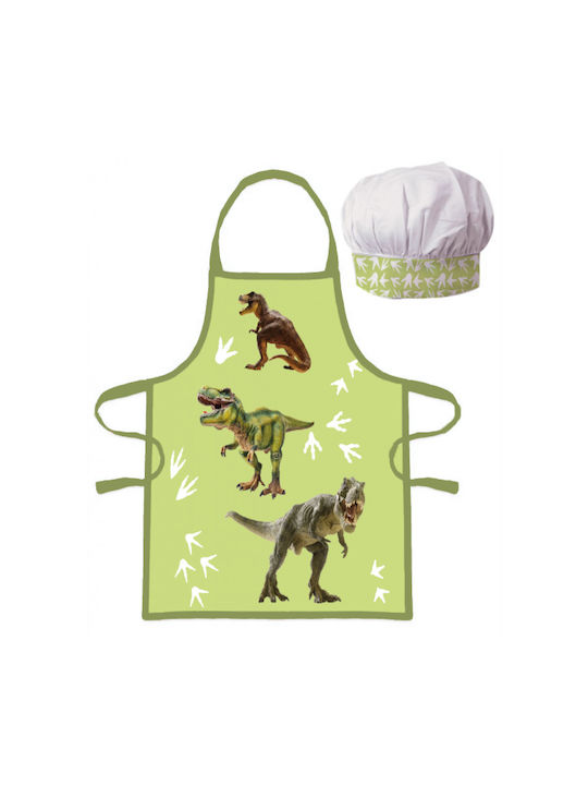 BrandMac Șorț de Bucătărie pentru Copii cu Bonetă Verde 22x28cm 230004 1buc