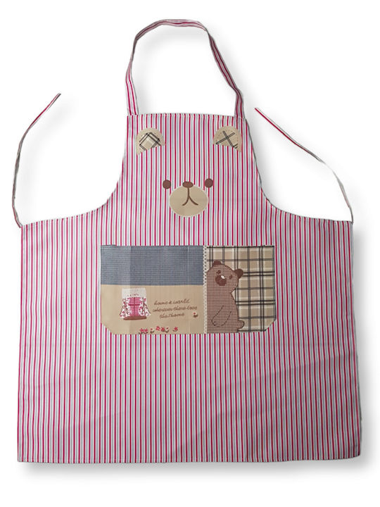 Waterproof Apron Pink 72x76cm