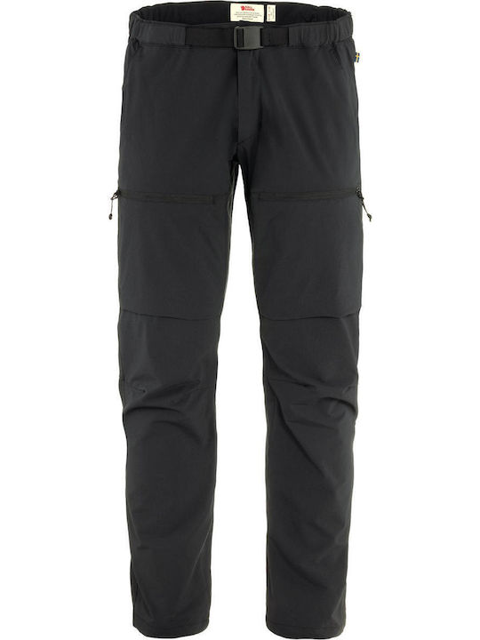 Fjallraven High Coast Men's Hiking Long Trousers Black