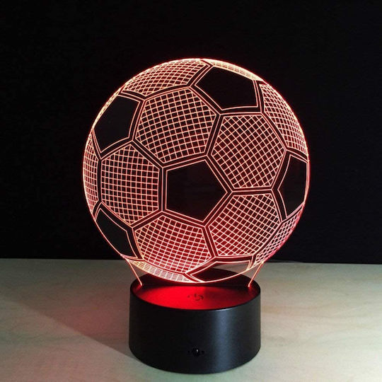 Διακοσμητικό Φωτιστικό LED Θερμό Λευκό 3D Illusion 3εκ.