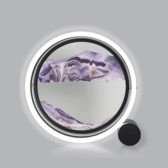 Dekorative Lampe 3D-Illusion Lila