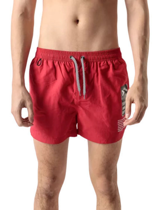Devergo Herren Badebekleidung Shorts Rot