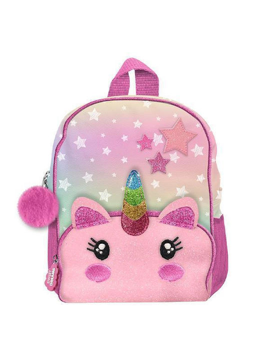 Kids Licensing Σχολική Τσάντα Πλάτης Νηπιαγωγείου Ροζ