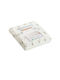 Family Enterprise Sheet for Single Bed with Elastic 110x200+35cm. Ecru
