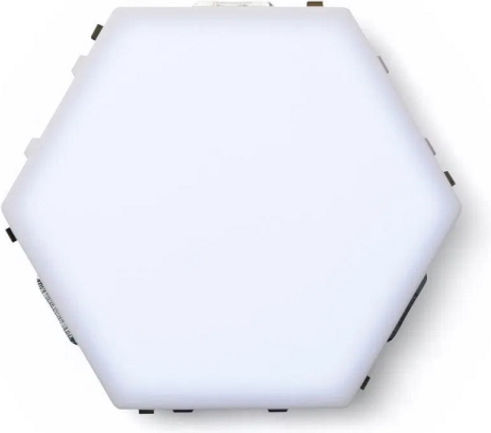 Dekorative Lampe Sechseck Weiß 5Stück