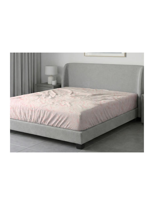 Family Enterprise Sheet King Size with Elastic 180x200+35cm. Beige