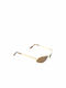 Moschino Sunglasses with Gold Metal Frame and Brown Lens 3039S 51533