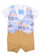 Axidwear Baby Bodysuit Set Short-Sleeved Multicolour