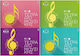 AG Trees Spiral Notebook Music B5 40 Sheets 1pcs (Μiscellaneous Designs/Colors)