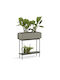 La Redoute Interieurs Planter Box Metal Gri 25x75x80cm.
