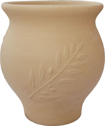 Ceramart Măslină Pot Din lut Maro 40x40x40cm.