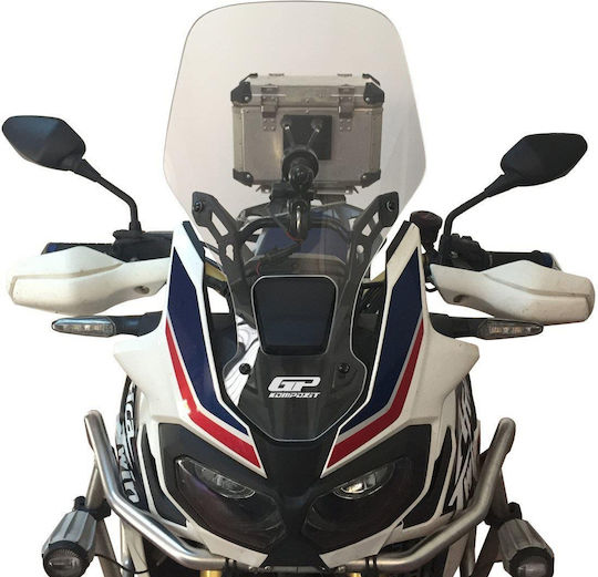 GP Kompozit Motorcycle Windshield & Windscreen Transparent Visor for Honda Africa Twin CRF1000L 09030411900004