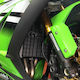 Kawasaki Motorrad-Kühlerschutz Schwarz