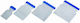 Lux Tools Στοκαδόρος Μεταλλικός 120x128mm με Πλαστική Λαβή Σετ 4τμχ