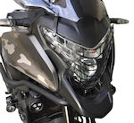 GP Kompozit Motorcycle Headlight Protector Black