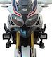 GP Kompozit GPK Motorcycle Headlight Protector Honda Africa Twin CRF1000L Black