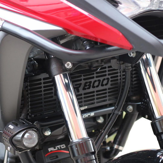 GP Kompozit GPK Motorrad-Kühlerschutz Honda VFR Schwarz