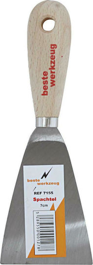 Token Gemeinsames Messer Metallischός 80mm mit Holzgriff 7155-8