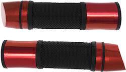 Ръкохватки с противотежести на кормилото в Червен цвят Ръкохватки с противотежести на кормилото в Червен цвят