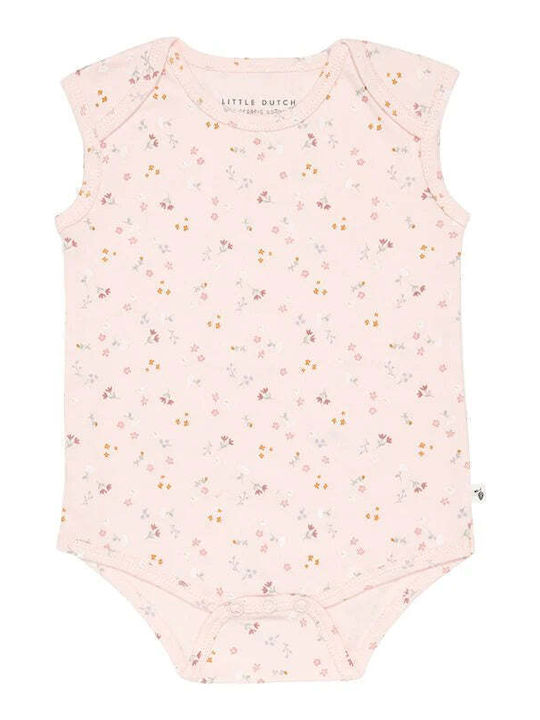 Little Dutch Baby Bodysuit Underwear Set Sleeveless Pink