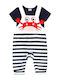 Poulain Baby Bodysuit Set Short-Sleeved with Pants Multicolour