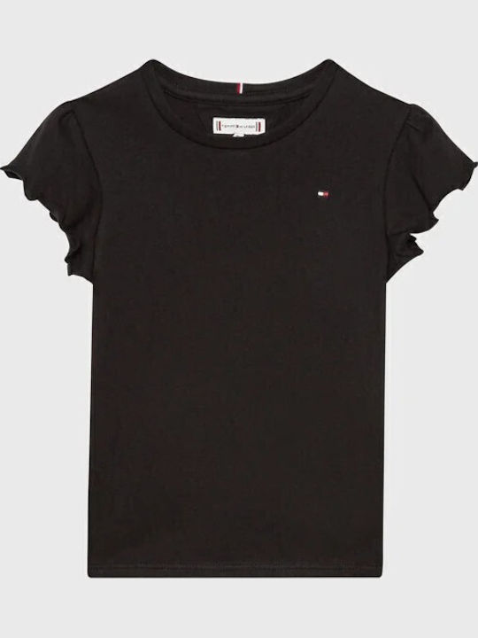 Tommy Hilfiger Детска блуза Черна Essential
