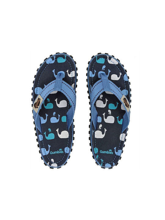Gumbies Islander Women's Flip Flops Blue