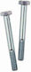 Screw Hexagon Galvanized with Diameter M8 and Length 100mm